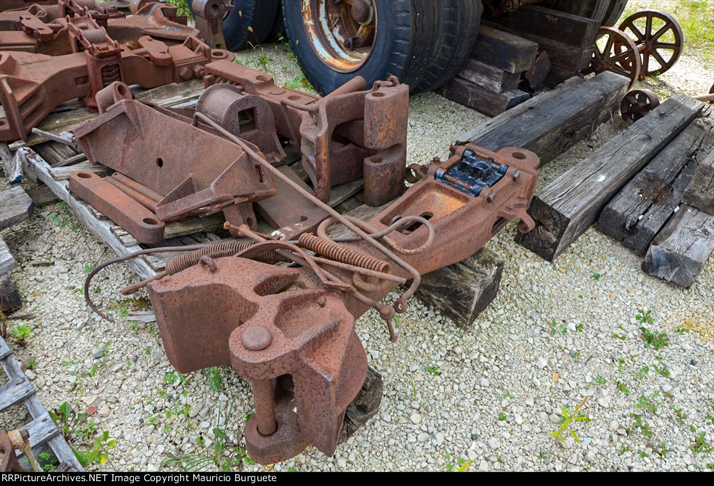 Old Coupler laying on the yard